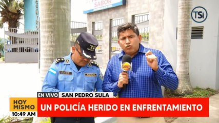 Atentan contra policía mientras patrullaban en San Pedro Sula