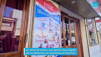 Las obras de teatro, una opción muy elegida por los platenses en vacaciones de invierno