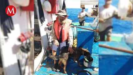Llega buque de Tuny con náufrago australiano a Colima