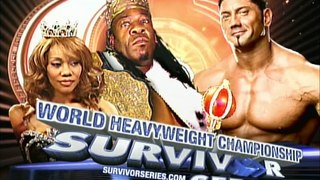 WWE Survivor Series 2006: Batista vs. King Booker (Promo, Match Entrances, & First Moves) Philadelphia