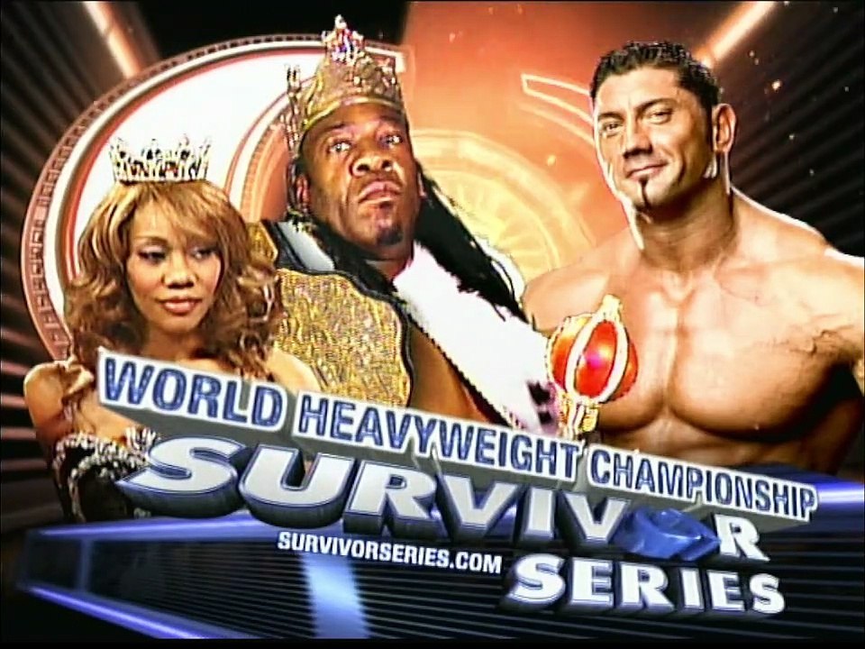 WWE Survivor Series 2006: Batista vs. King Booker (Promo, Match Entrances, & First Moves) Philadelphia
