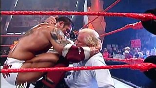 WWE Vengeance 2005: Hell in a Cell: Batista vs. Triple H (Promo, Match Entrances, & First Moves) Las Vegas