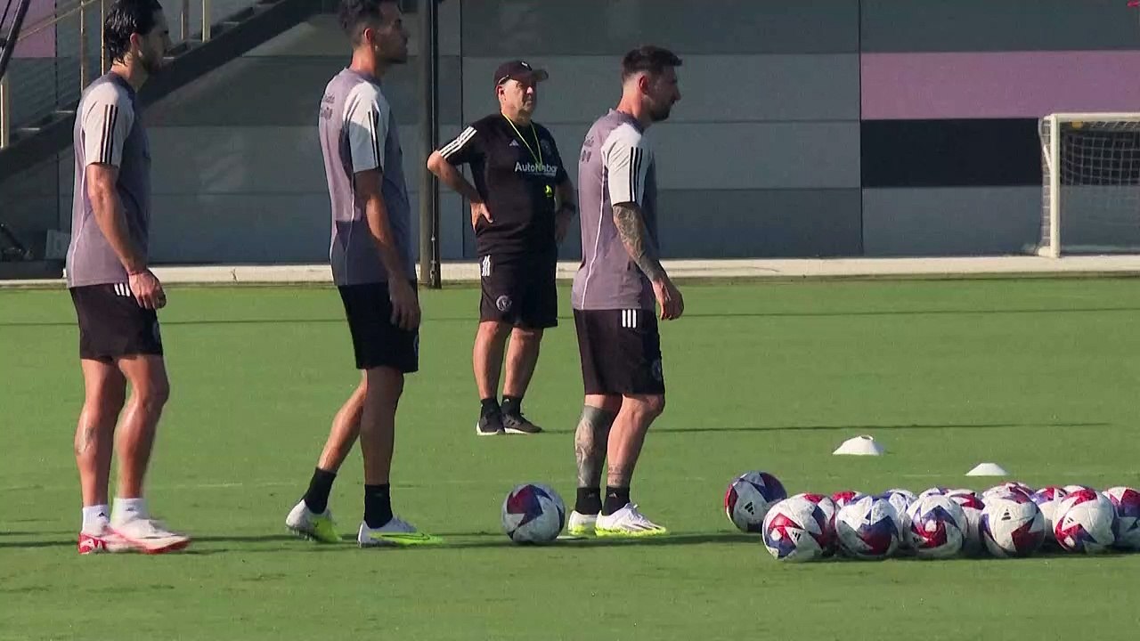 ميسي يخوض أول حصة تدريبية في صفوف إنتر ميامي