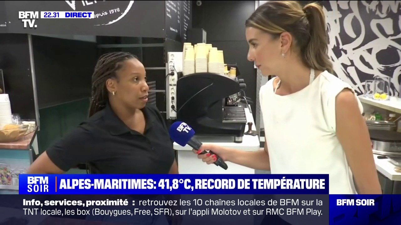 Depuis la canicule, ça ne s'arrête pas": Sonia, responsable d'un glacier à  Cannes voit l'affluence augmenter dans sa boutique du fait des fortes  chaleurs - Vidéo Dailymotion