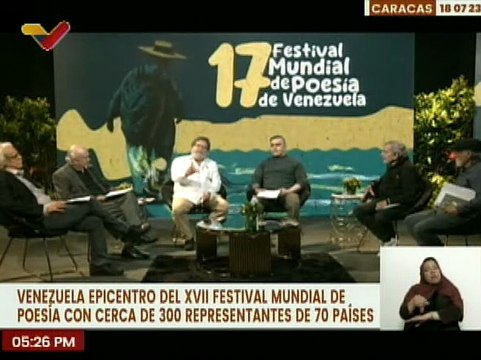 Caracas | XVII Festival Mundial de Poesía contribuye a la nutrición de la lectura en el pueblo