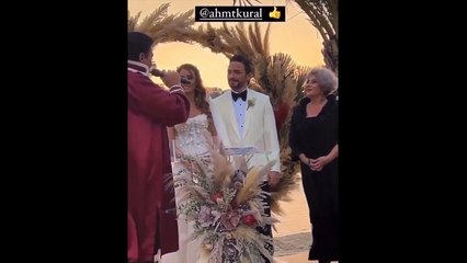 Ahmet Kural ile Çağla Gizem Şahin evlendi