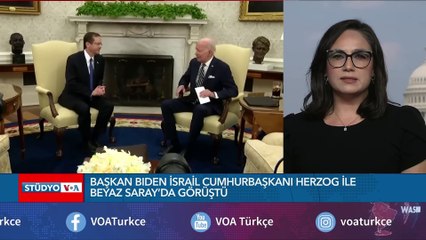 Biden İsrail Cumhurbaşkanı Herzog'u Beyaz Saray’da ağırladı