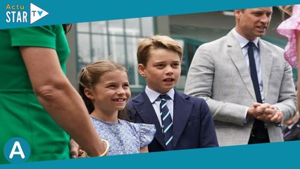 George et Charlotte stars de Wimbledon : lunettes de soleil et sourire jusqu’aux oreilles, ils font