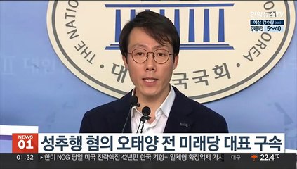 성추행 혐의 오태양 전 미래당 대표 구속
