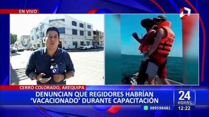 Arequipa: regidores habrían usado viaje de trabajo para ir de vacaciones