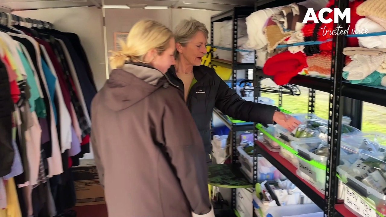 Phoenix P-12 Community College donates items to the Ballarat Shower Bus