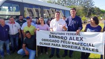 Moreira Sales terá mais de R$ 2 milhões em obras e serviços viabilizados por Sandro Alex