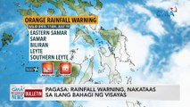 PAGASA: Rainfall warning, nakataas sa ilang bahagi ng Visayas | GMA Integrated News Bulletin