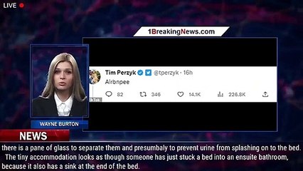 US tourist left shocked by Airbnb in London that's a bathroom with a bed - 1breakingnews.com