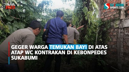 Geger Warga Temukan Bayi di atas Atap WC Kontrakan di Kebonpedes Sukabumi