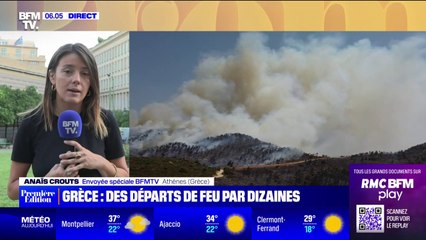 La Grèce toujours touchée par des dizaines d'incendies