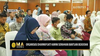 Organisasi Dharmayukti Karini Serahkan Bantuan Beasiswa - MA NEWS