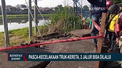 Pasca Kecelakaan KA Brantas-Truk, 2 Jalur Sudah Bisa Dilalui Tapi dengan Kecepatan Terbatas