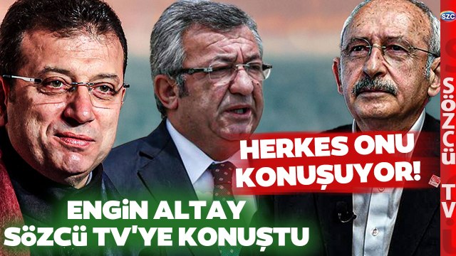 Gündem Olan Engin Altay Sözcü TV'ye Konuştu! İşte Sızdırılan Toplantının Perde Arkası
