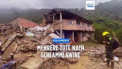 Mehr als ein Dutzend Tote nach Schlammlawine in Kolumbien
