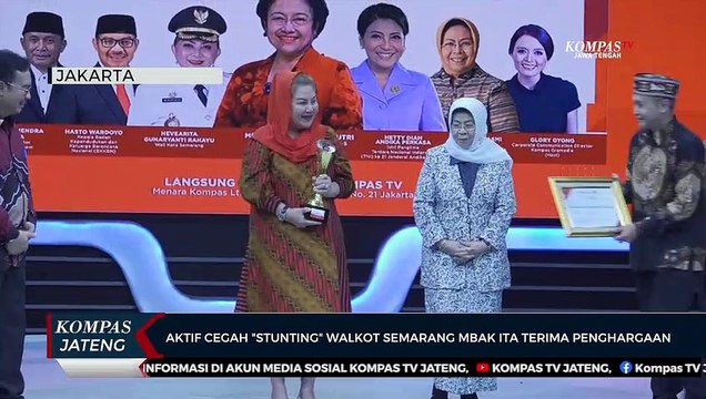 Aktif Cegah Stunting Wali Kota Semarang Mbak Ita Terima Penghargaan