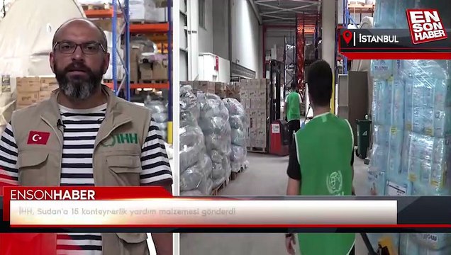 İHH, Sudan'a 15 konteynerlik yardım malzemesi gönderdi