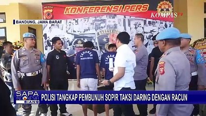 Télécharger la video: Polisi Tangkap Pelaku Pembunuhan Sopir Taksi Daring dengan Racun, Ini Motifnya