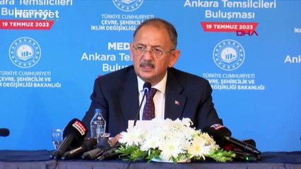Bakan Özhaseki: Şu ana kadar 179 bin konutun ihalesi yapıldı, yüzde 90'ının inşaatı başladı