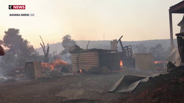 Incendies en Grèce : une cinquantaine de nouveaux feux ont touché le pays
