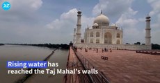 Floodwater reaches Taj Mahal as heavy rain hits Northern India