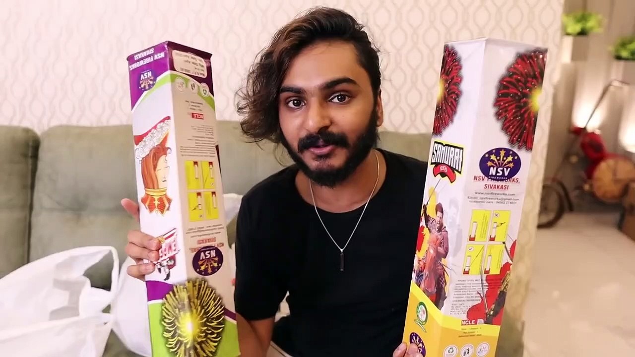 HAPPY DIWALI എല്ലാ പടക്കവും ഒരുമിച്ച് പൊട്ടിച്ചു തീർത്തു l UNBOXINGDUDE l