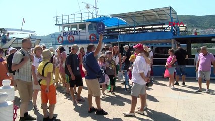 Amasra'ya 18. kez kruvaziyer ile 855 Rus turist geldi