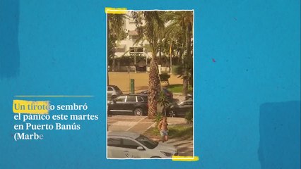Un tiroteo desata el pánico en Puerto Banús