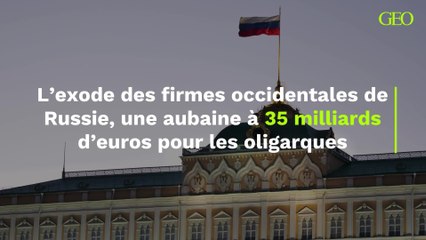 35 milliards d'euros accaparés : l'exode des firmes occidentales de Russie, une aubaine pour les oligarques