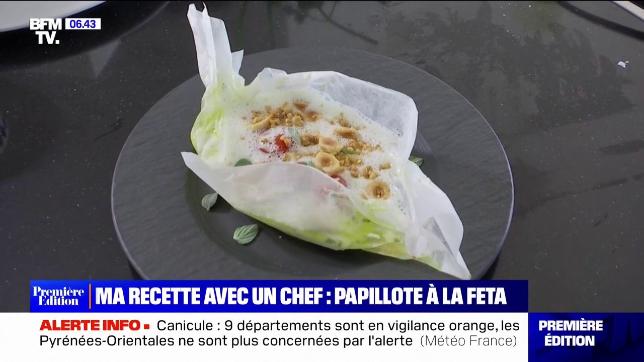Ma recette estivale avec un chef: direction les Balkans avec une papillote à la feta
