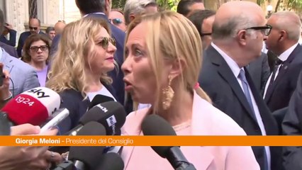 Mafia, Meloni "Mia presenza a Palermo non è solo memoria"