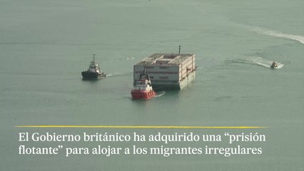 Llega a Dorset una barcaza que albergará a 500 solicitantes de asilo