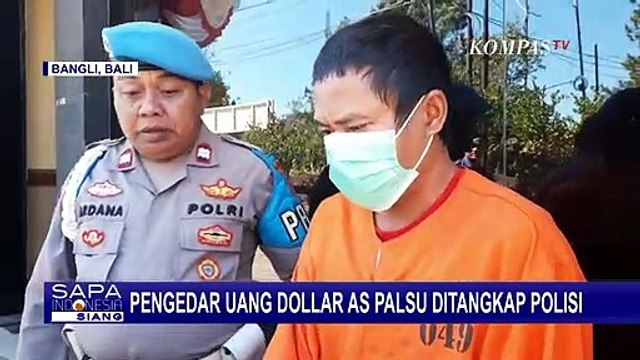 Pengedar Uang Dolar AS Palsu Ditangkap, Polisi Sita 58 Lembar Dolar Palsu dan 1 Unit Mobil