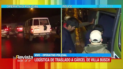 Trasladan hasta el penal de Cobija a los 19 sindicados del caso de la minería ilegal