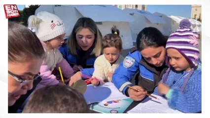Ali Yerlikaya paylaştı: Türk polisi en zor şartlarda görevinin başında