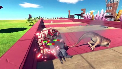 Dinosaurs And Infernals Hunt Daeodon - Animal Revolt Battle Simulator