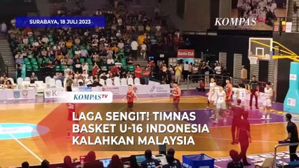 Game Sengit! Timnas Basket Indonesia Kalahkan Malaysia di Kualifikasi FIBA U-16