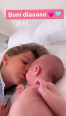 Laura Figueiredo encanta ao mostrar a ternura da filha com o irmão bebé: "Quer mimo?"