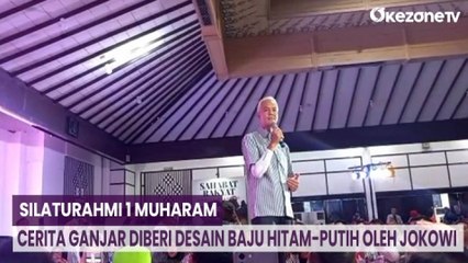 Ganjar Pranowo Bocorkan Cerita soal Baju Hitam Putih Pemberian Jokowi