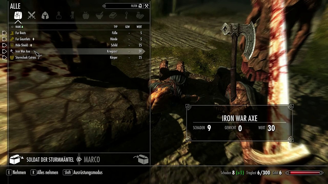 Let's Play and Learn German HD - Skyrim #02 #germanLearning