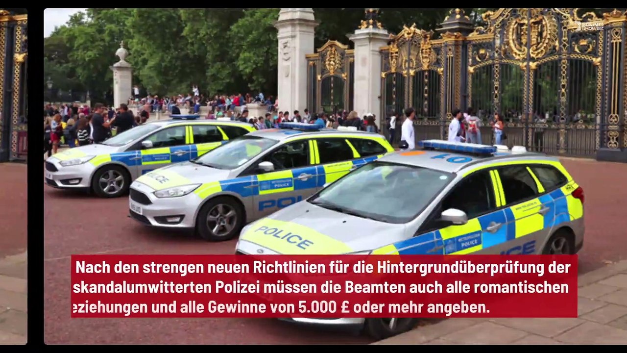 Keine Prostituierten mehr für Polizeibeamte der Metropolitan Police