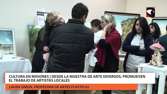 Cultura en Misiones Desde la muestra de arte Diversos, promueven el trabajo de artistas locales