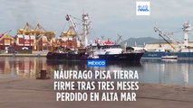 México | Náufrago pisa tierra firme tras 3 meses perdido en alta mar