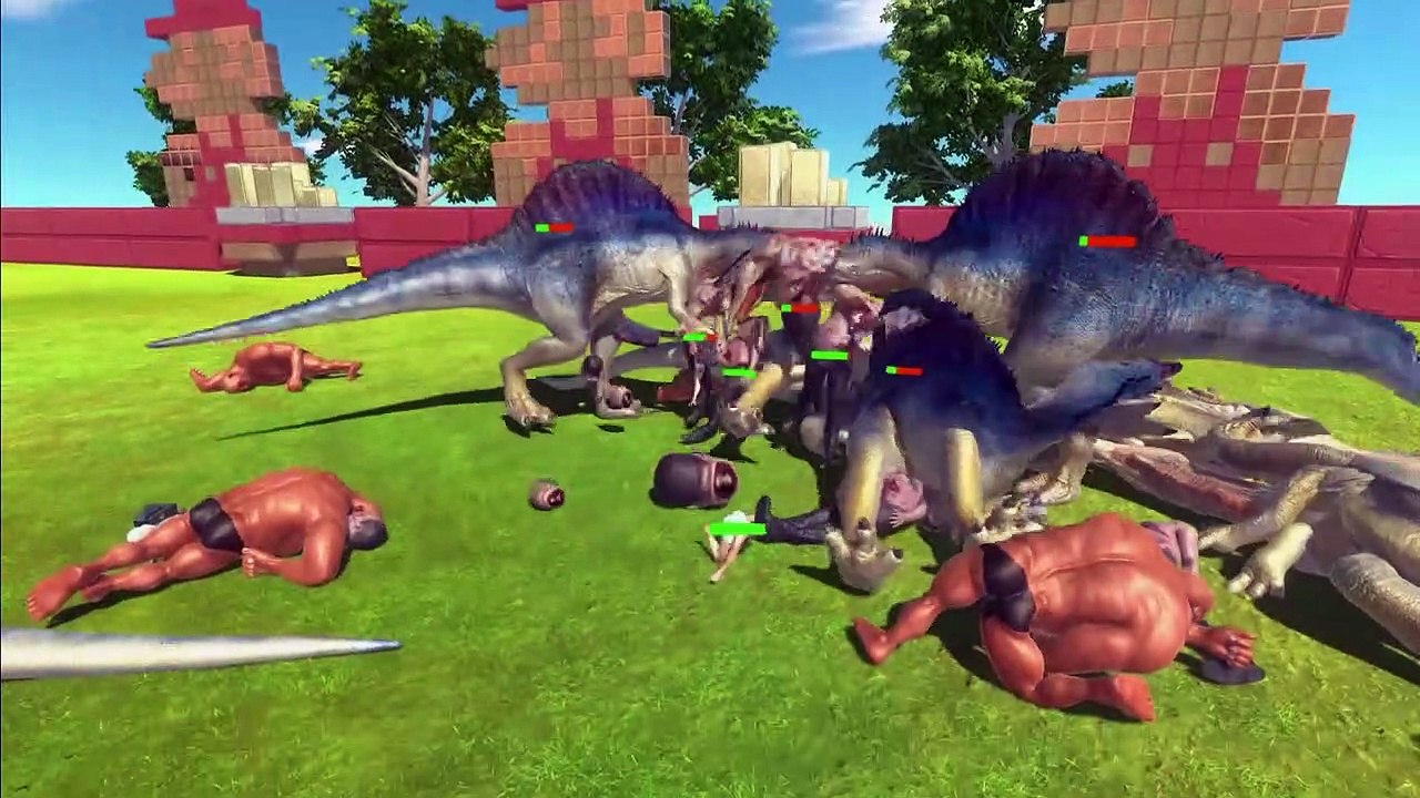 Monster War - Titanus Red + Orga VS Gundam RX-78 + Mechagodzilla -Animal Revolt Battle Simulator