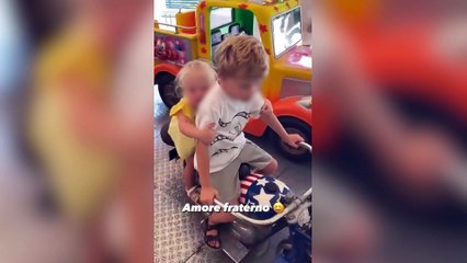 Chiara Ferragni y Fedez disfrutan del tiempo junto a sus pequeños